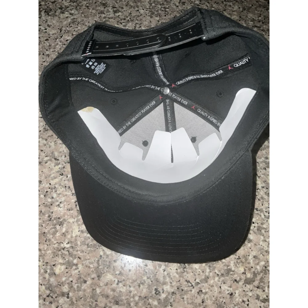 Air Jordan Hat Mens Jumpman Pro Snapback Embroidered Logo Black White